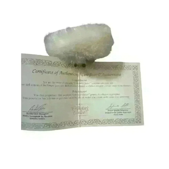 Collector's Choice fine bisque porcelain doll Classy African American - Picture 4 of 6